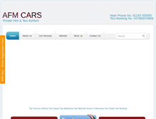 Tablet Screenshot of afm-cars.com